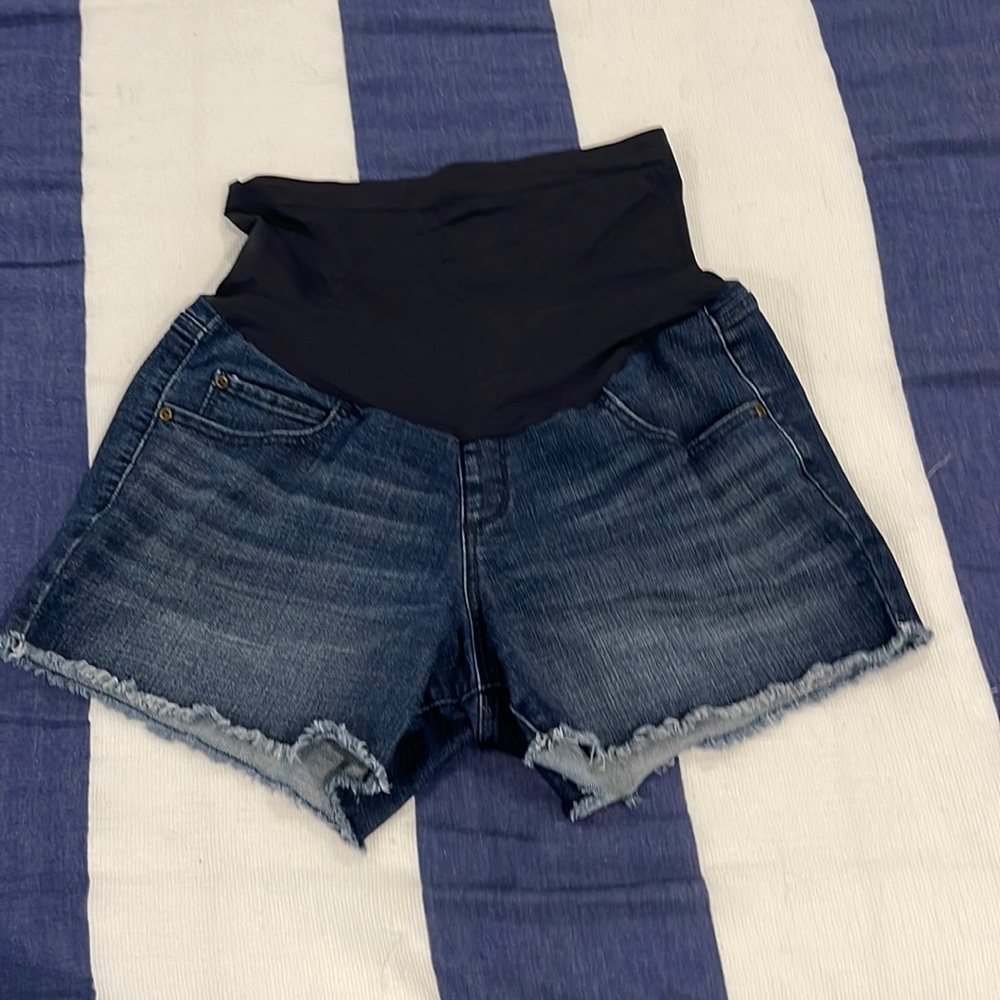 Maternity Jean shorts size 14
